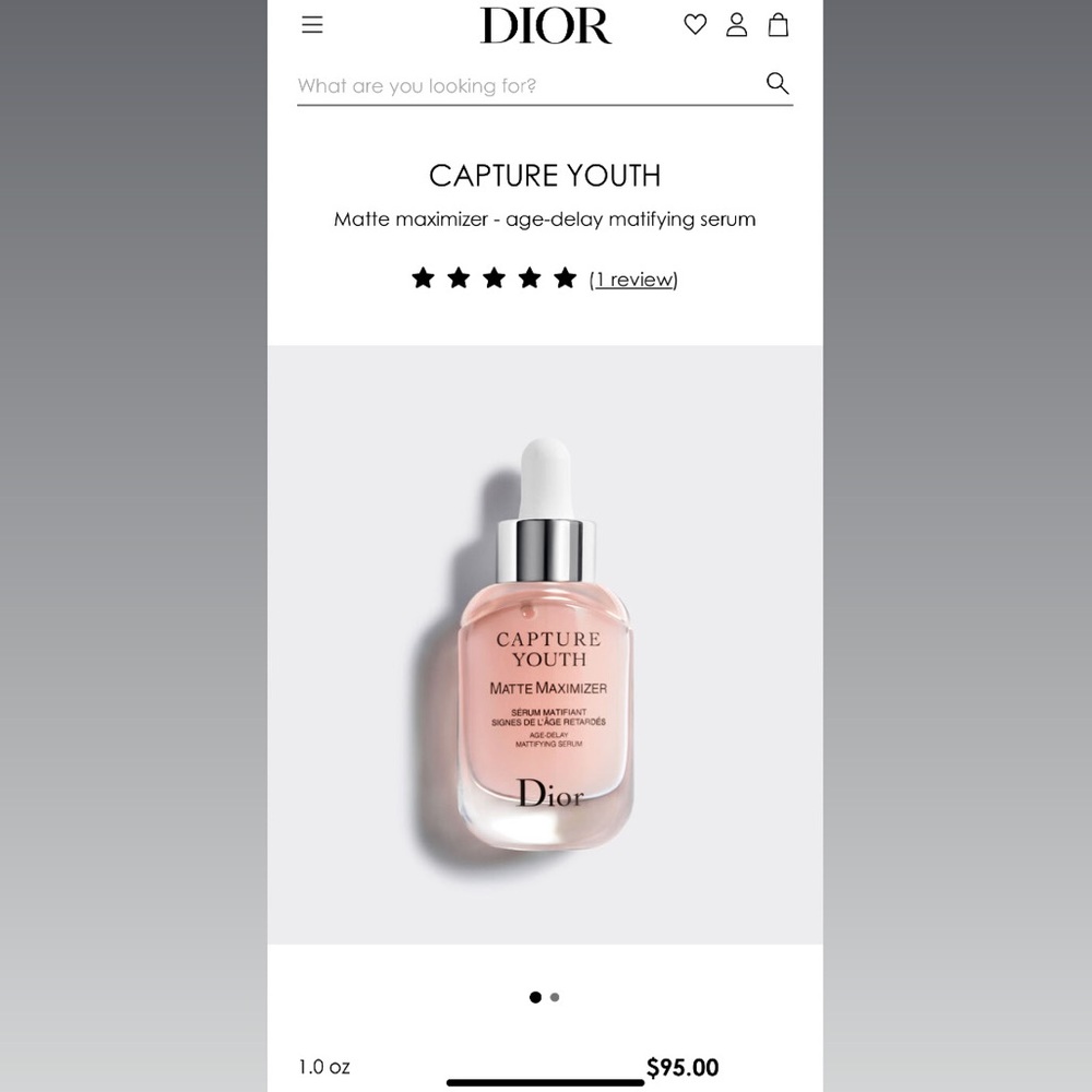 Capture youth matte maximizer serum age-delay
